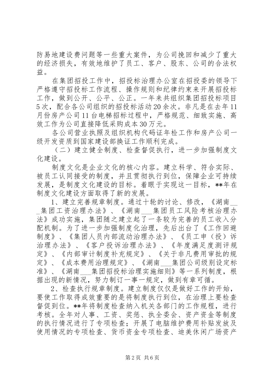 2024年集团董事局秘书长述职报告_第2页