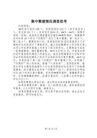 2024年集中整建情况调查思考