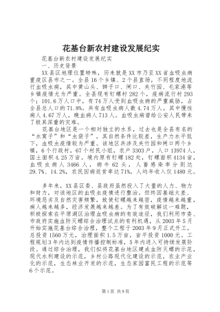 2024年花基台新农村建设发展纪实