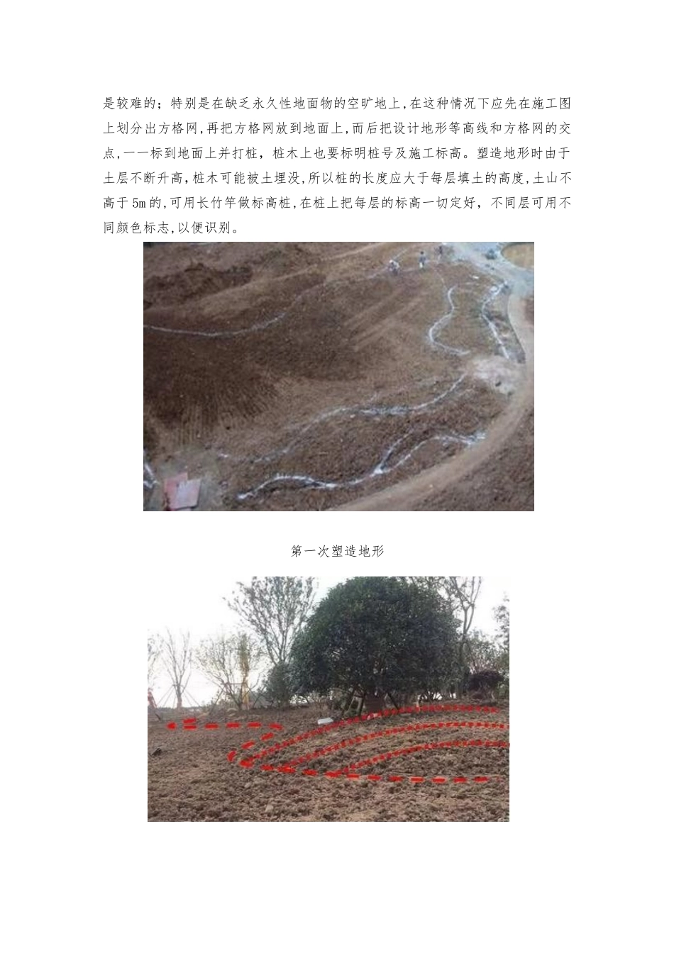 园林绿化地形塑造施工方案_第2页