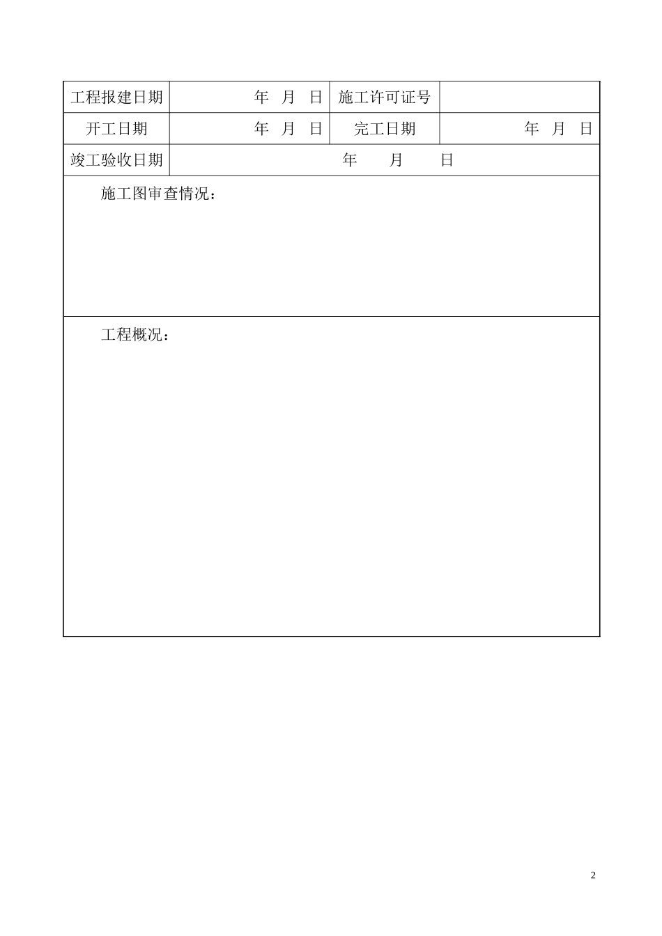园林绿化工程竣工验收报告(建设单位)范本_第2页