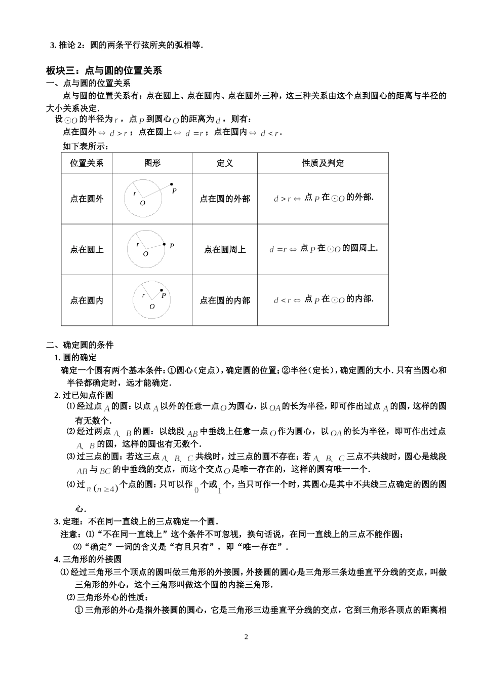 圆的相关知识点_第2页