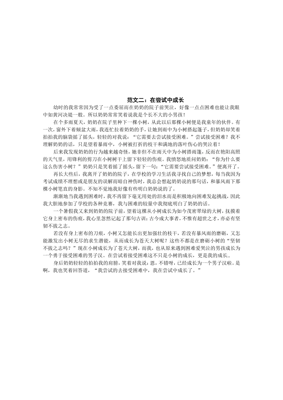 在尝试中成长_第2页