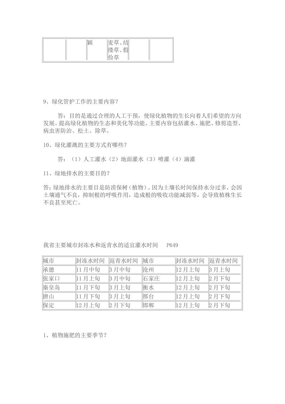 园林绿化技师考试资料_第3页