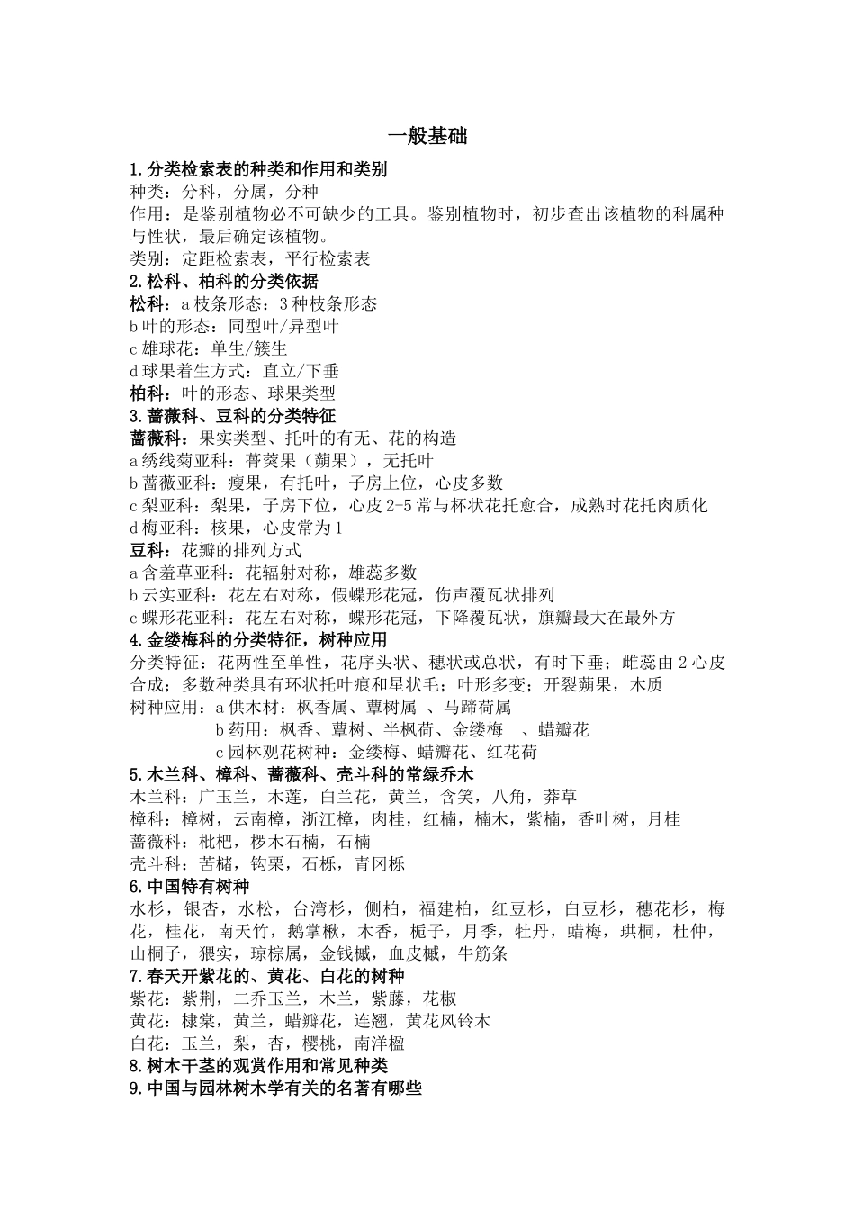 园林树木学重点整理_第1页