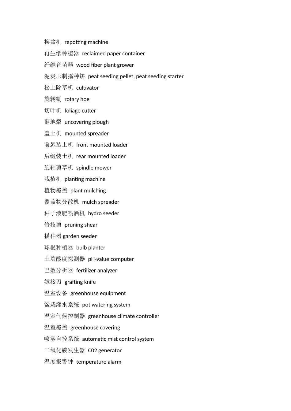 园林英语专业词汇_第2页