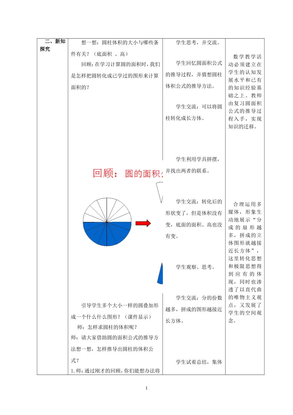 圆柱体体积教学设计_第3页