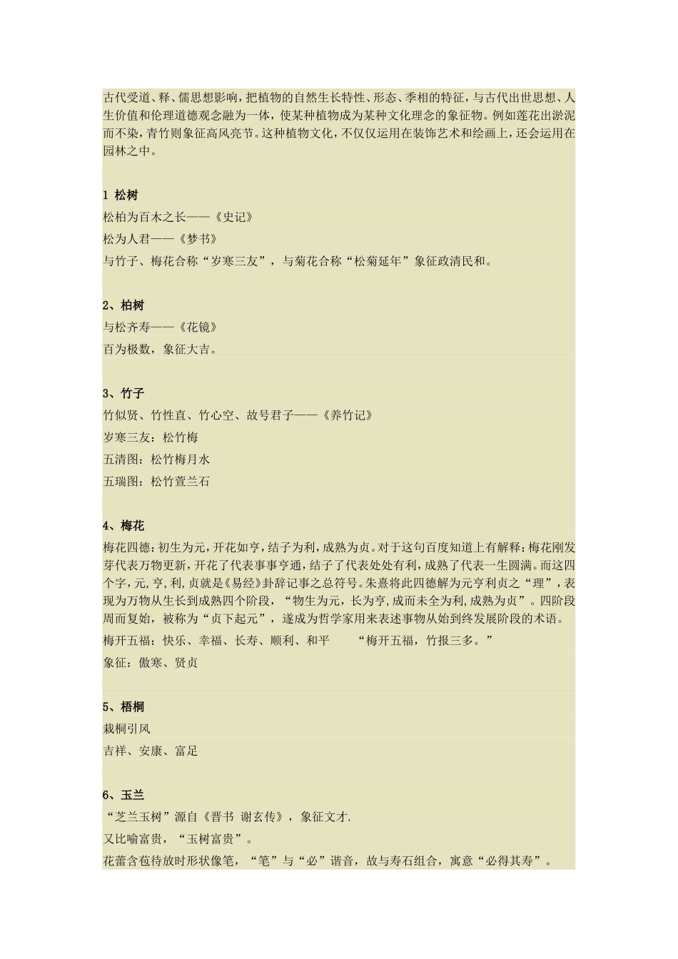 园林植物寓意象征_第1页