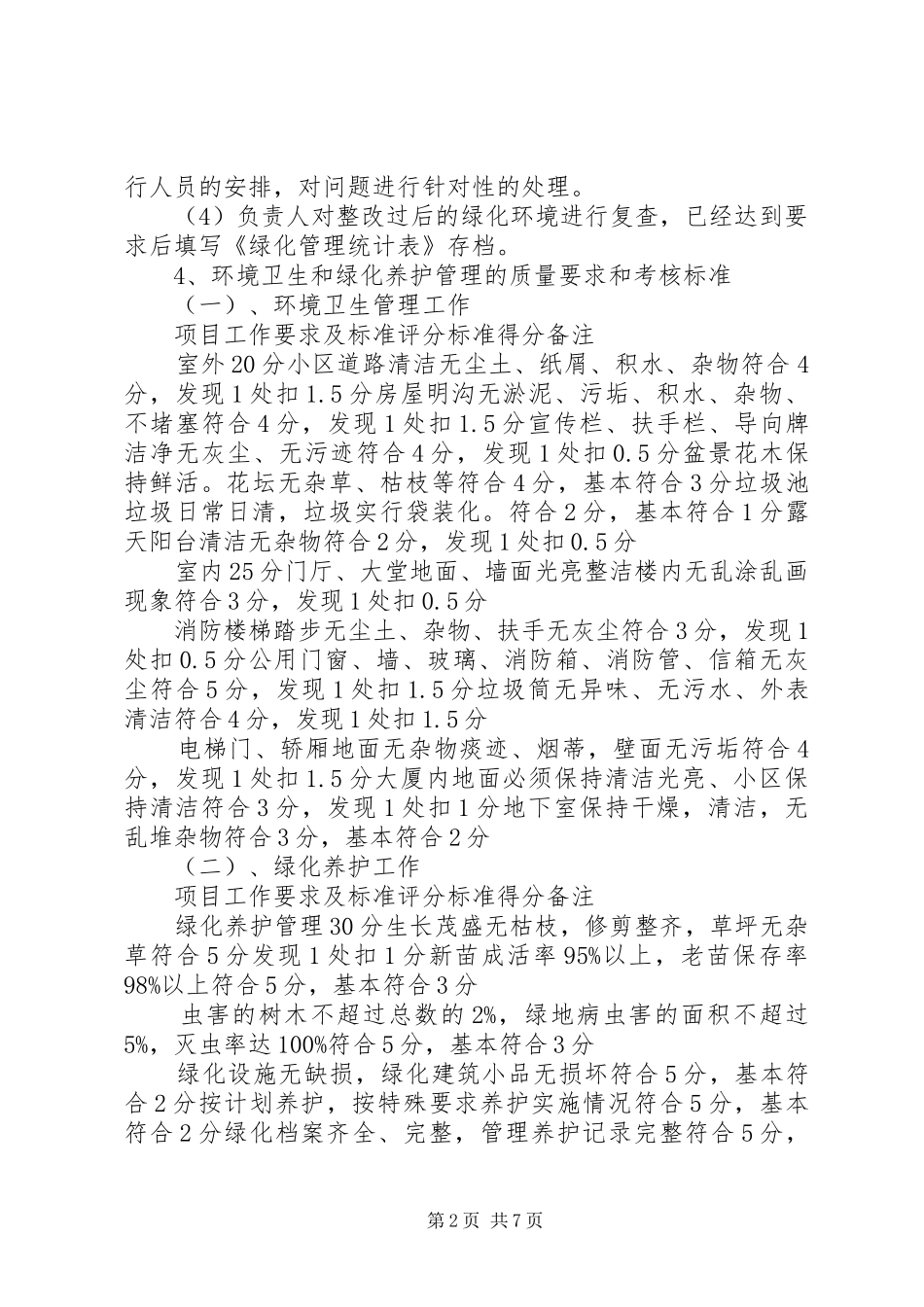 2024年环境卫生和绿化管理方案_第2页