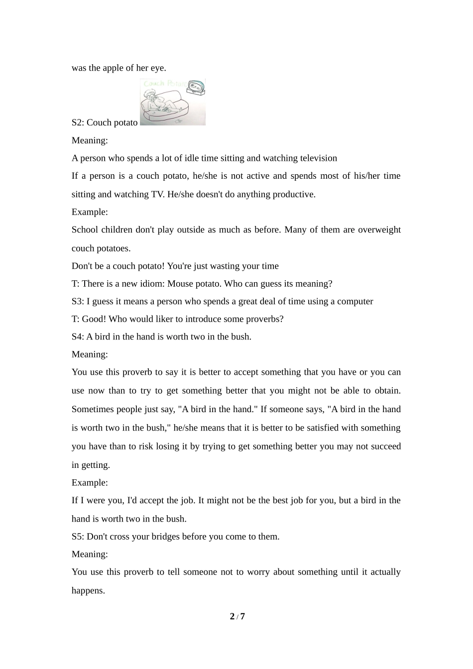 北师大版高中英语选修模块七-Unit19-Language-Awareness教案-新版_第2页