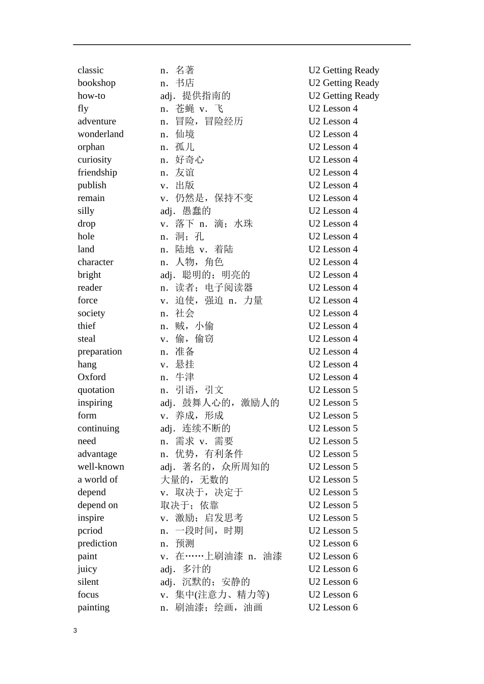 北师大版九年级单词汇总_第3页