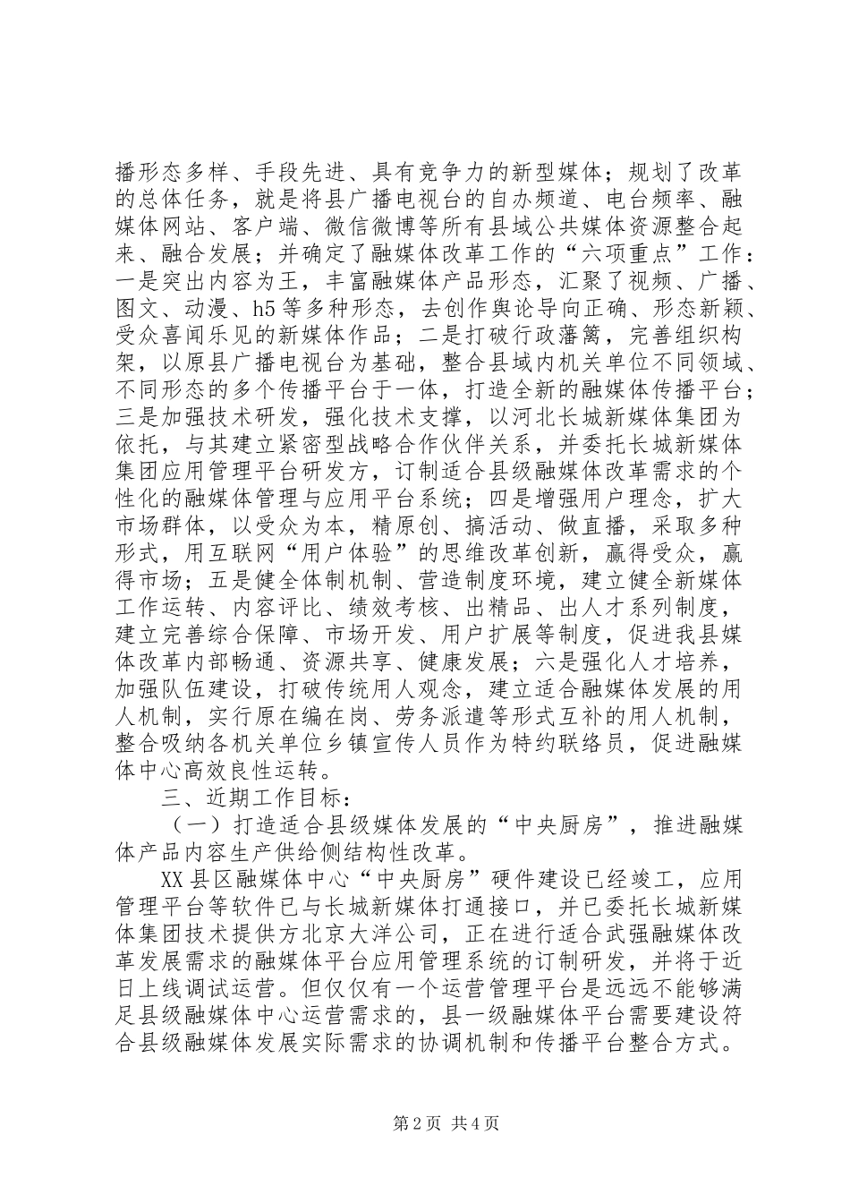 2024年融媒体改革发展工作总结_第2页