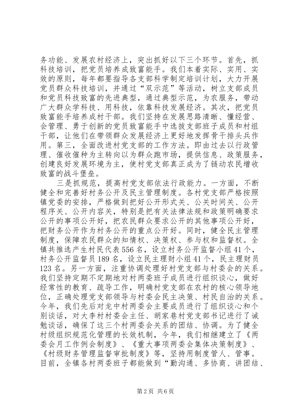 2024年如何加强村党支部执政能力建设_第2页