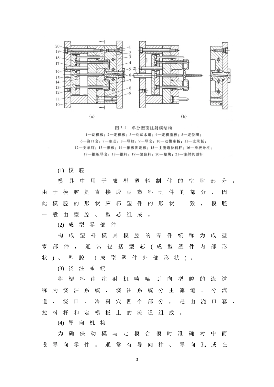 单分型面注射模_第3页