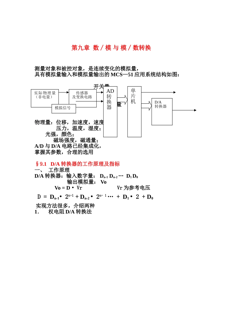 单片机--数模转换_第1页
