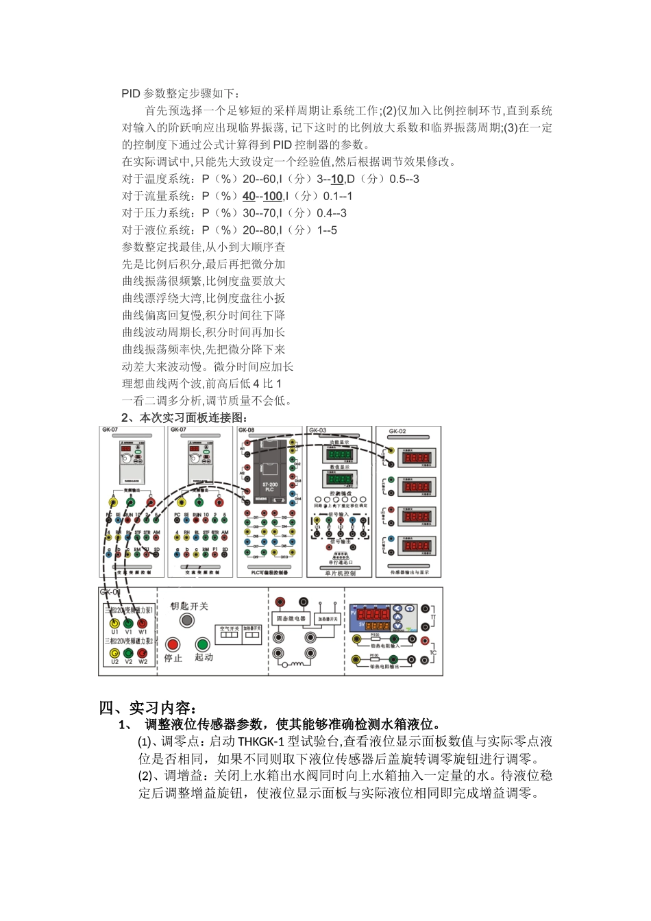 单容水箱PI控制系统设计实习报告_第3页