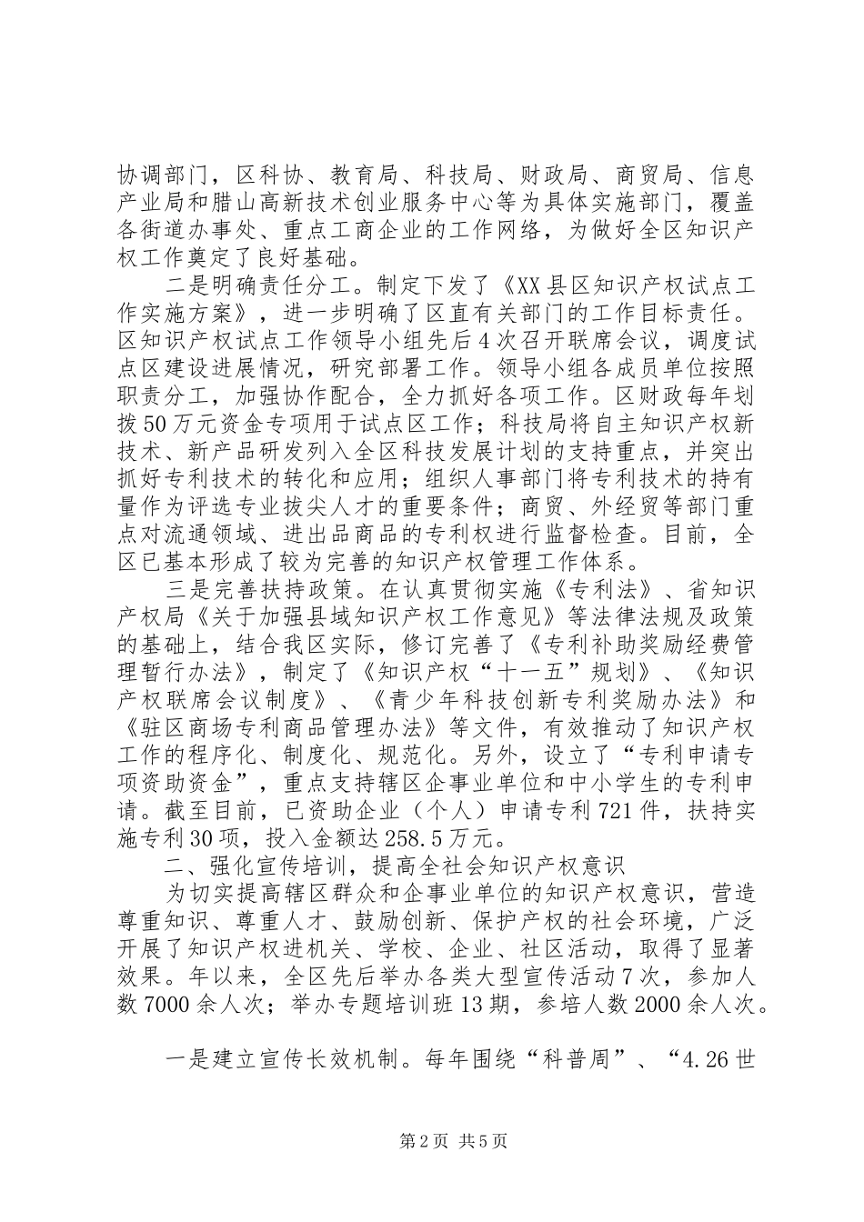 2024年强化知识产权试点汇报_第2页