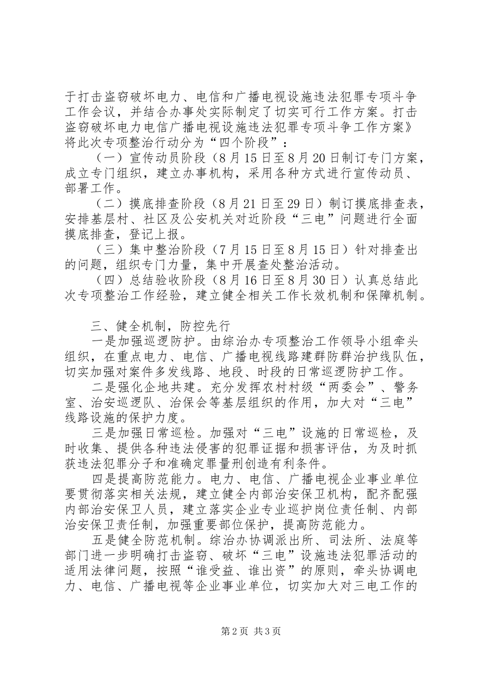 2024年三电专项整治工作总结_第2页