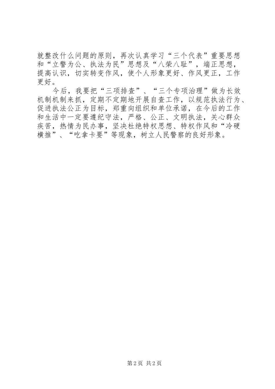 2024年三项排查个人总结_第2页