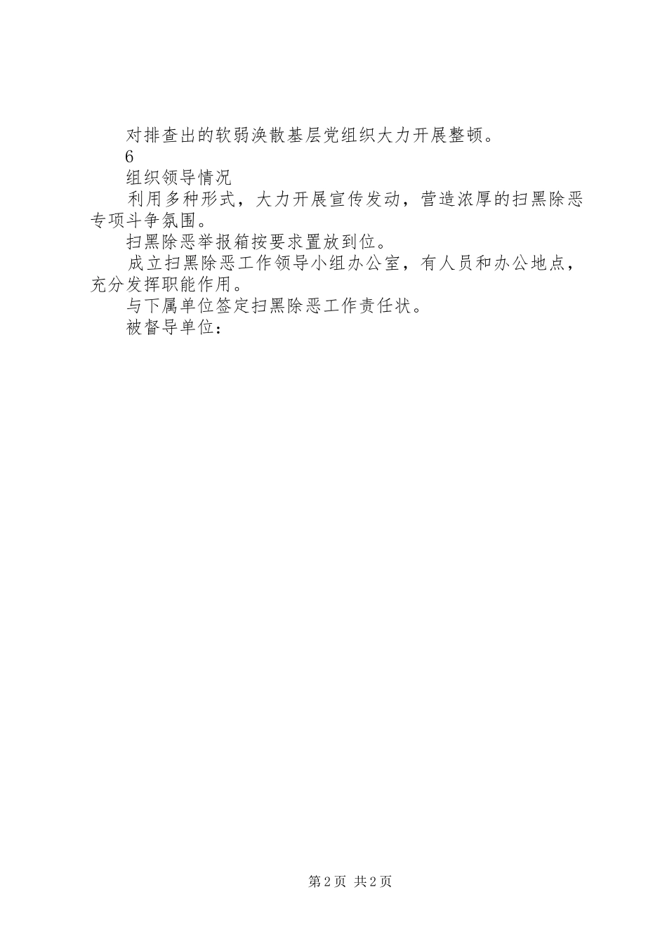 2024年扫黑除恶专项斗争工作督导细则_第2页