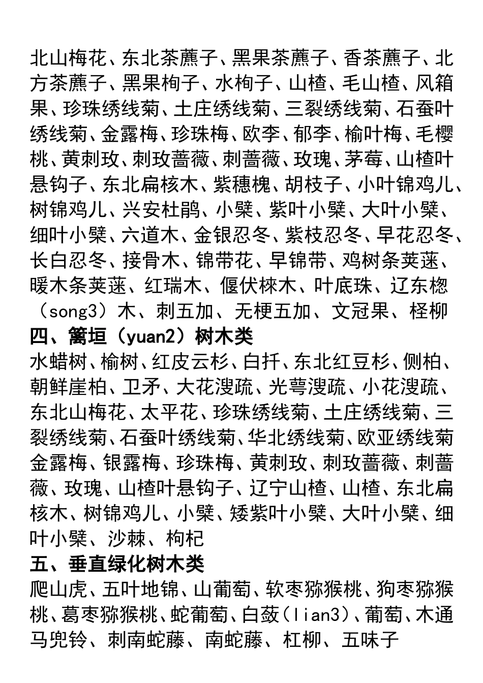 北方十五省常见绿化树种_第2页