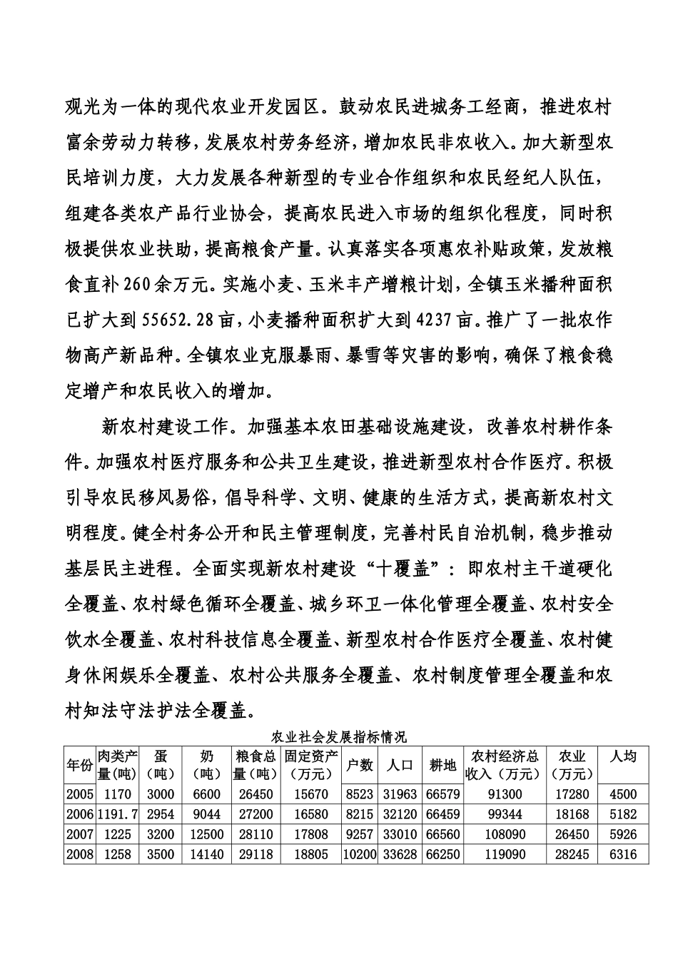 北格镇“十二五”规划课题调研材料_第2页