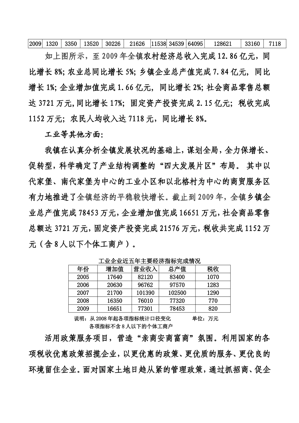 北格镇“十二五”规划课题调研材料_第3页