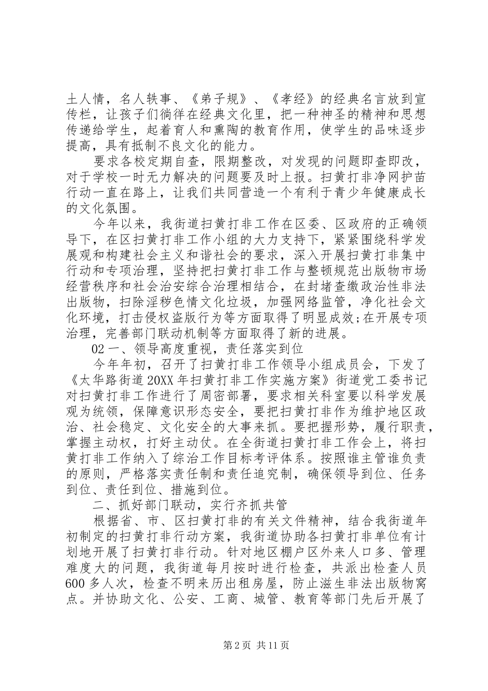 2024年扫黄打非工作总结_第2页