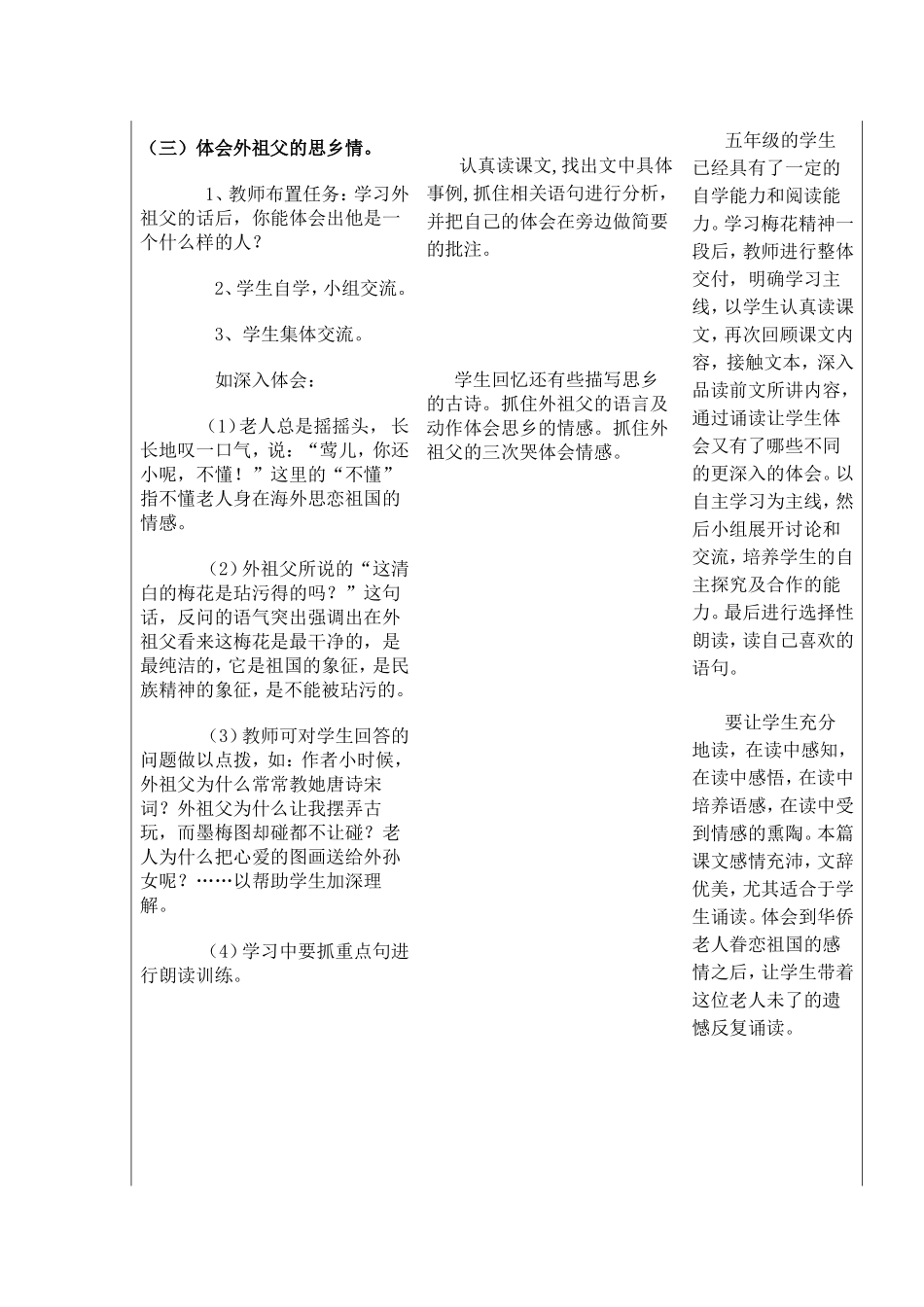 北辰区青光小学王红红教学设计与反思_第3页