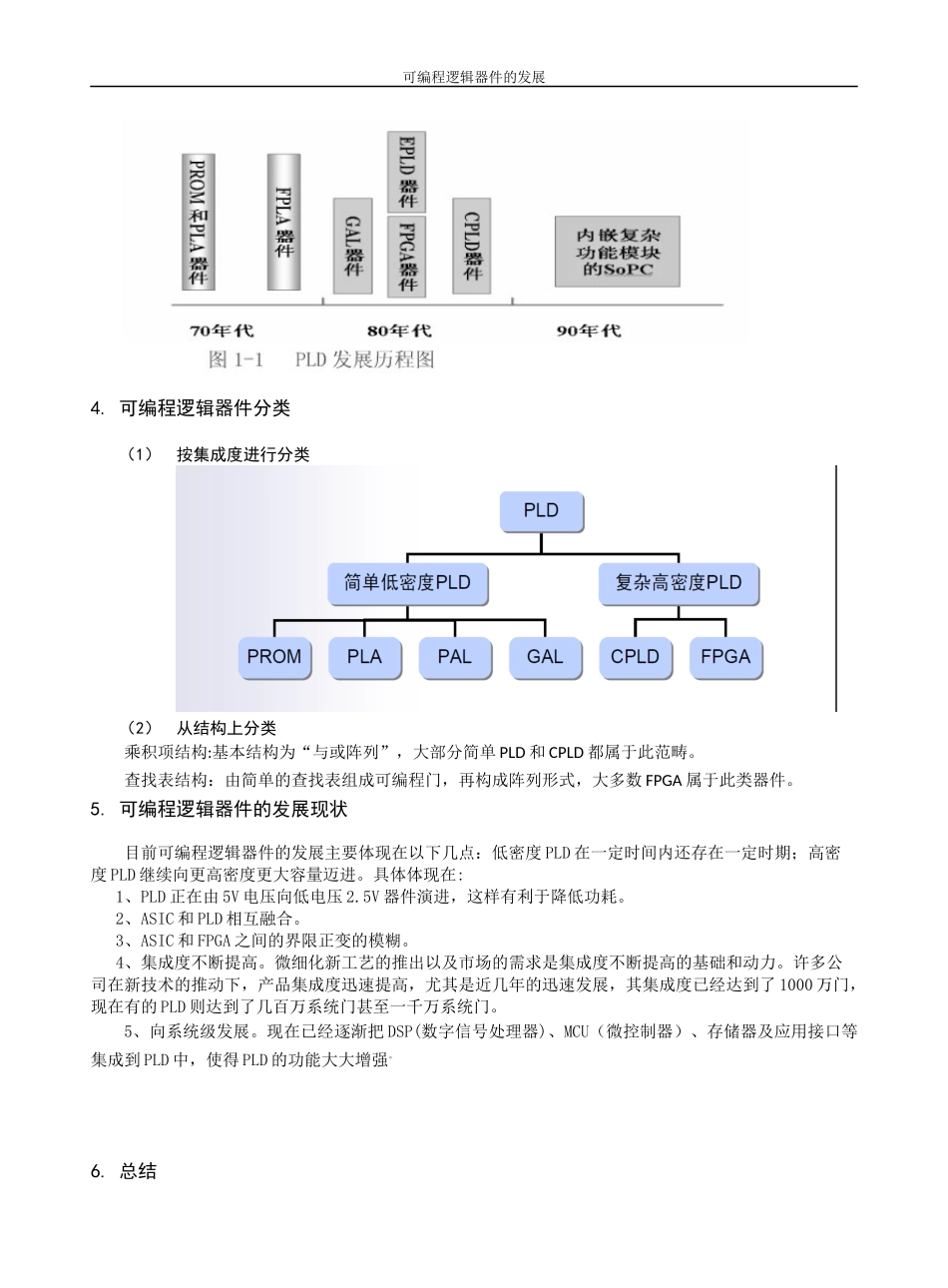 可编程逻辑器件的发展论文_第3页
