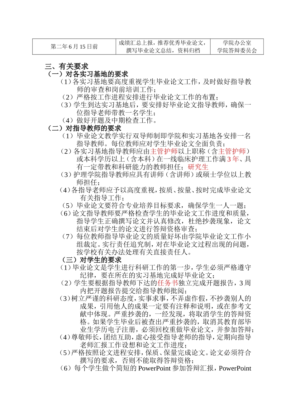 南昌大学护理学院本科毕业论文管理办法_第3页