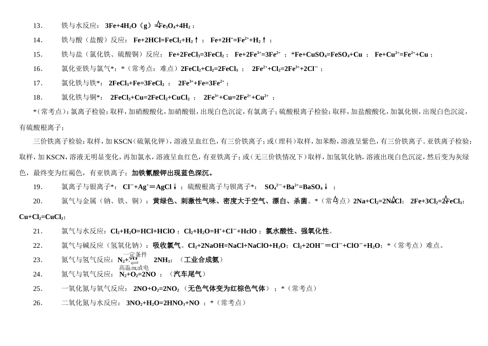 北京高考化学方程式知识点总结_第2页