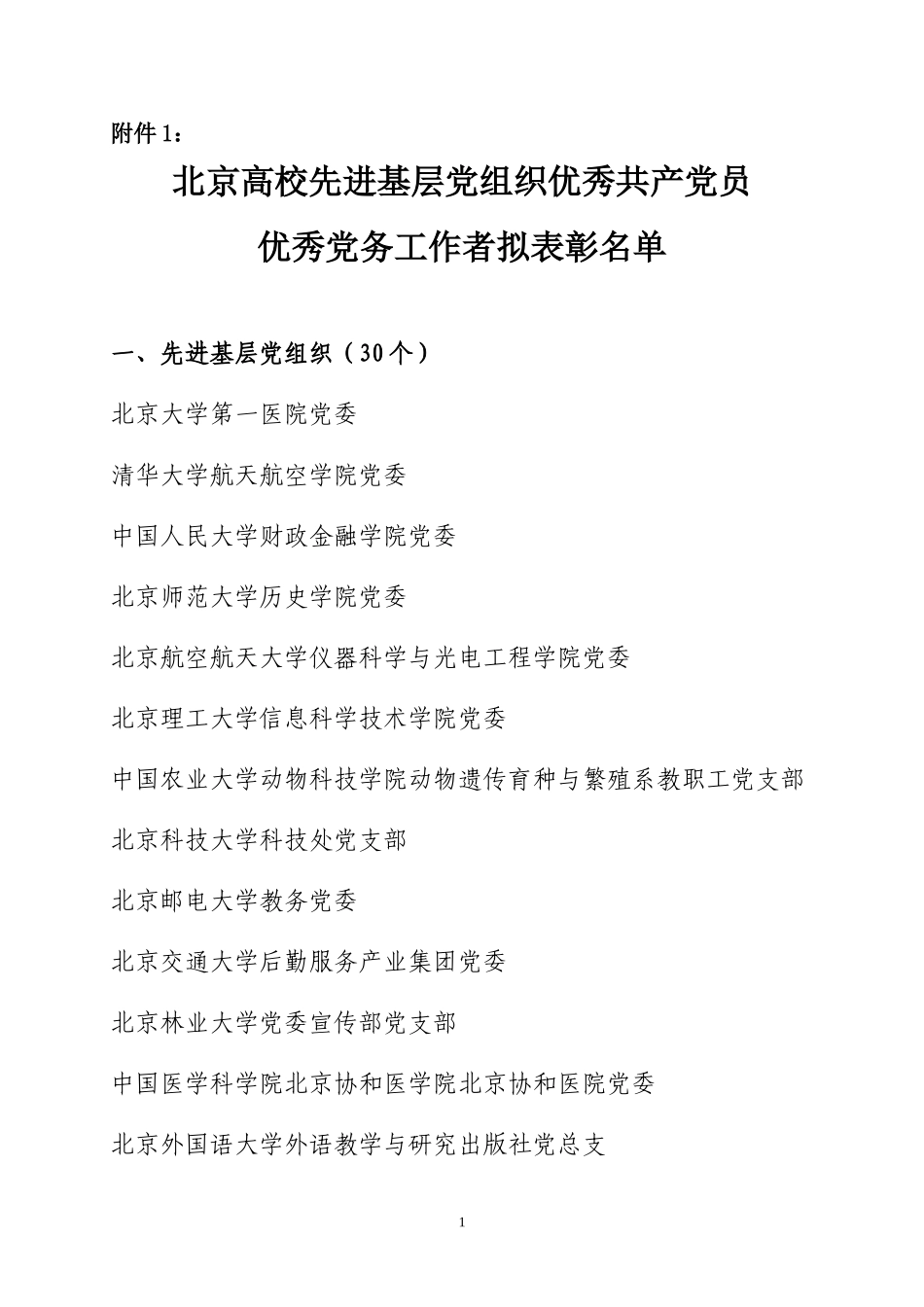 北京高校先进基层党组织优秀共产党员_第1页