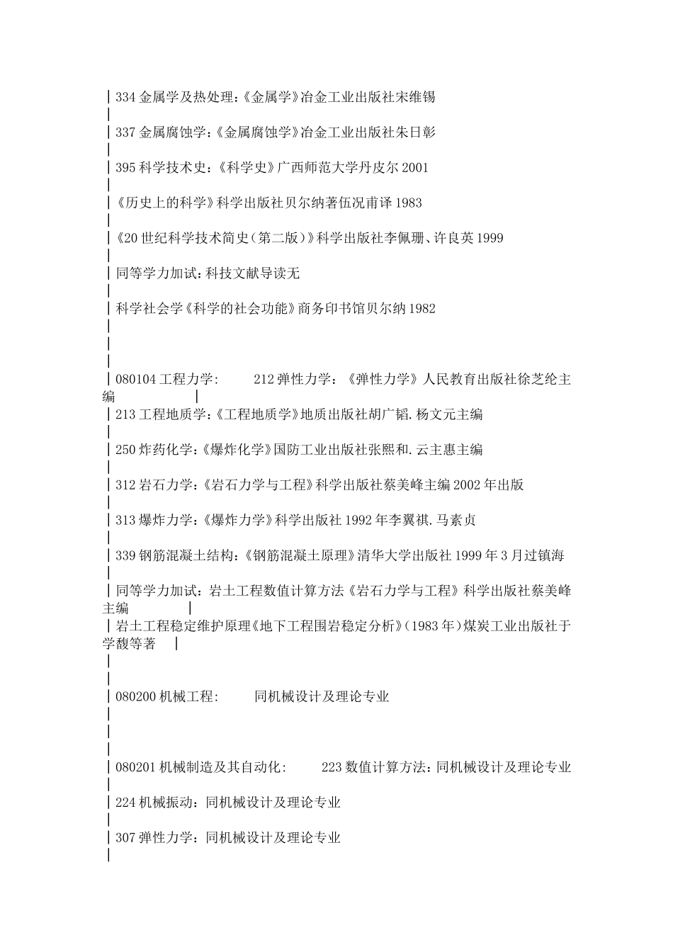 北京科技大学参考书目_第2页