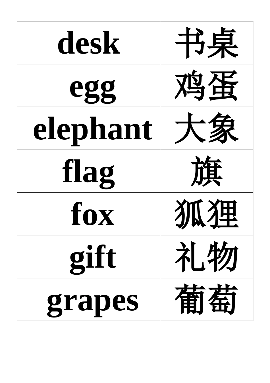 北京英语小学一年级下册单词卡片_第2页