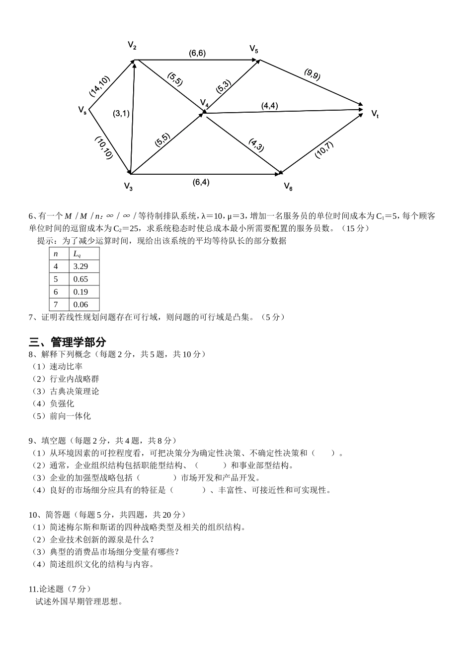 北京邮电大学管理基础08-09真题_第2页