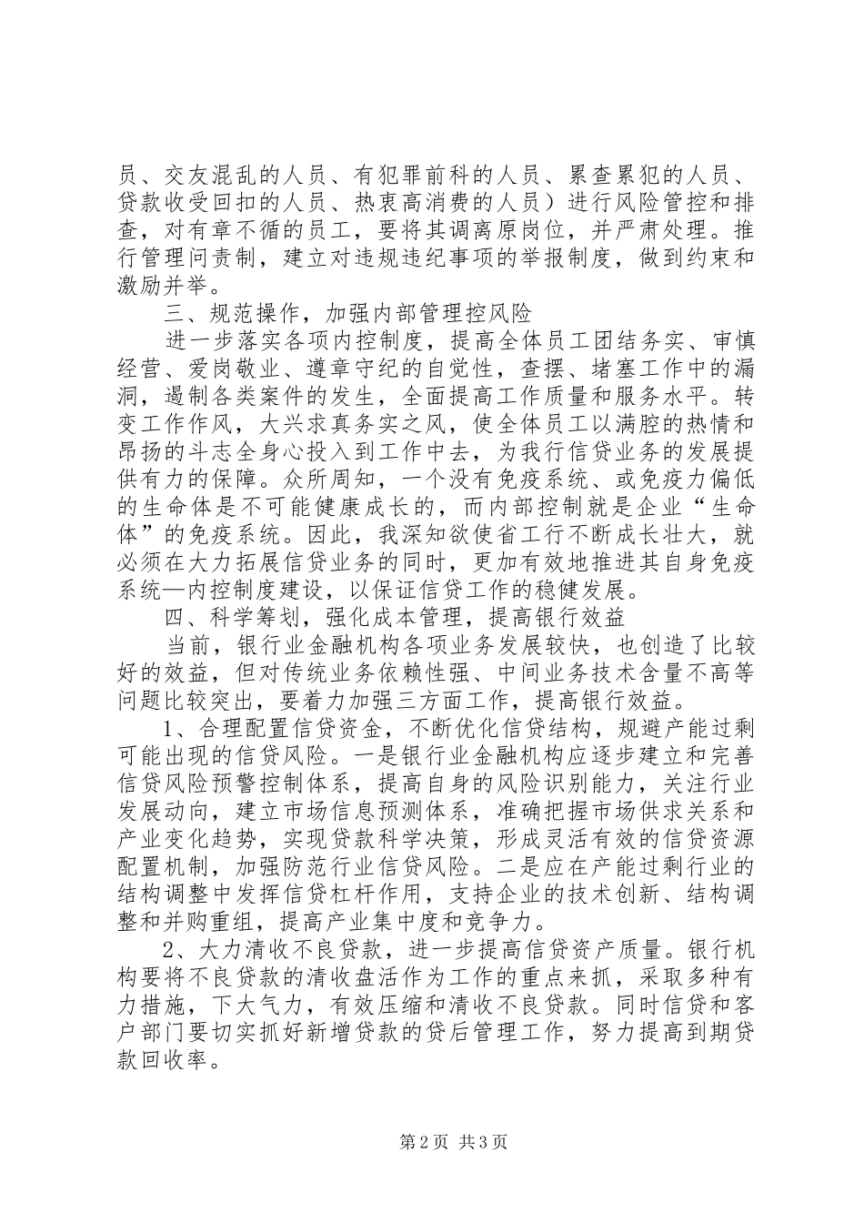 2024年商业银行信贷金融经验交流_第2页