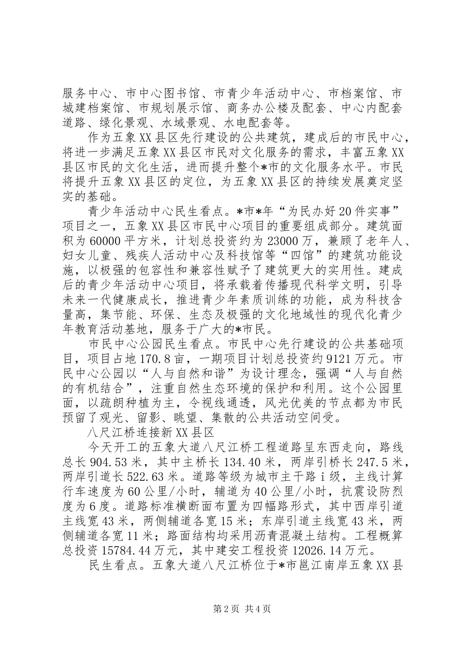 2024年商贸文化设施建设工作汇报_第2页