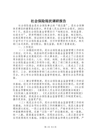 2024年社会保险现状调研报告