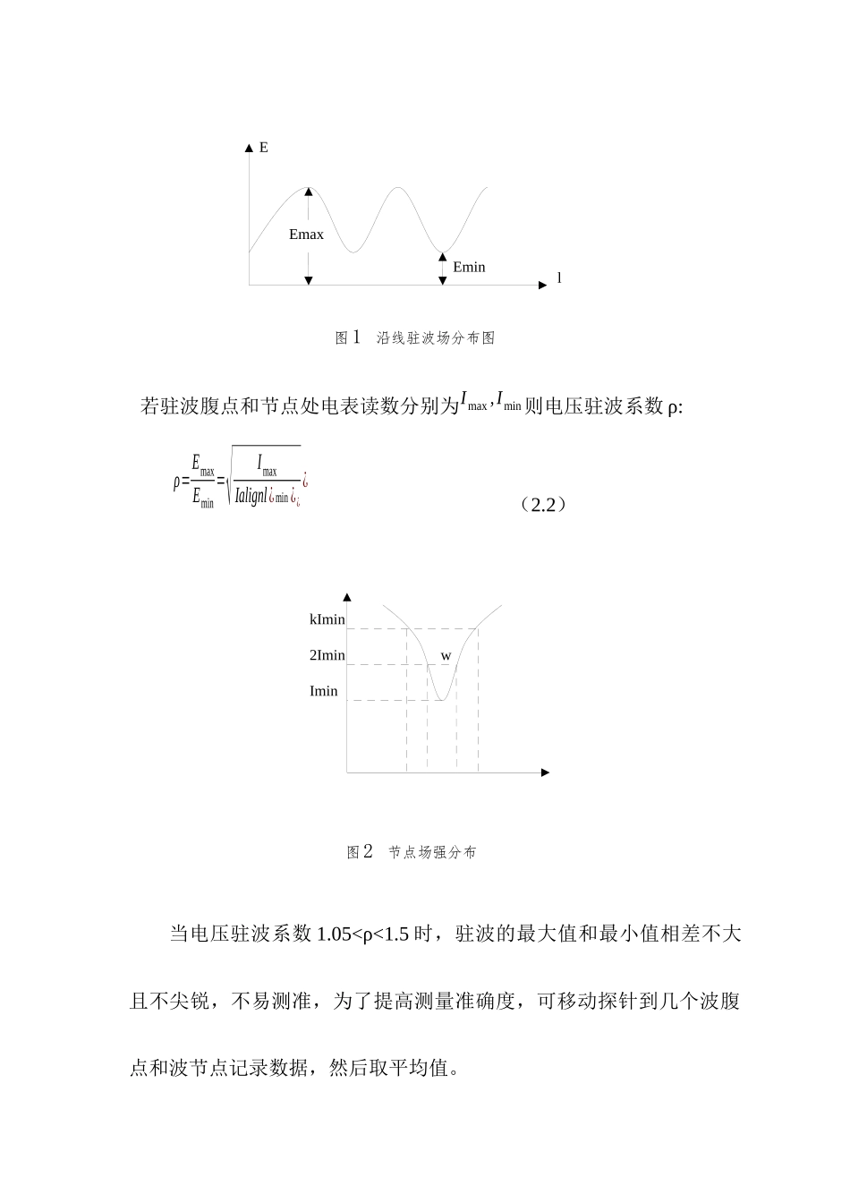 北邮电磁场与电磁波测量实验报告6-驻波比-阻抗_第3页