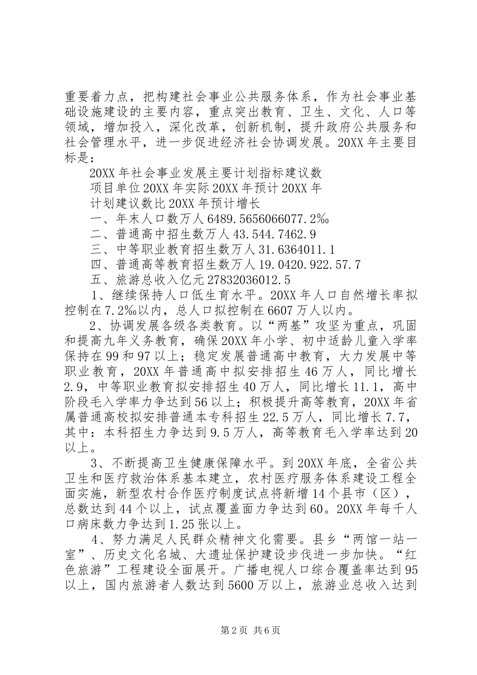 2024年社会发展工作思路打算_第2页