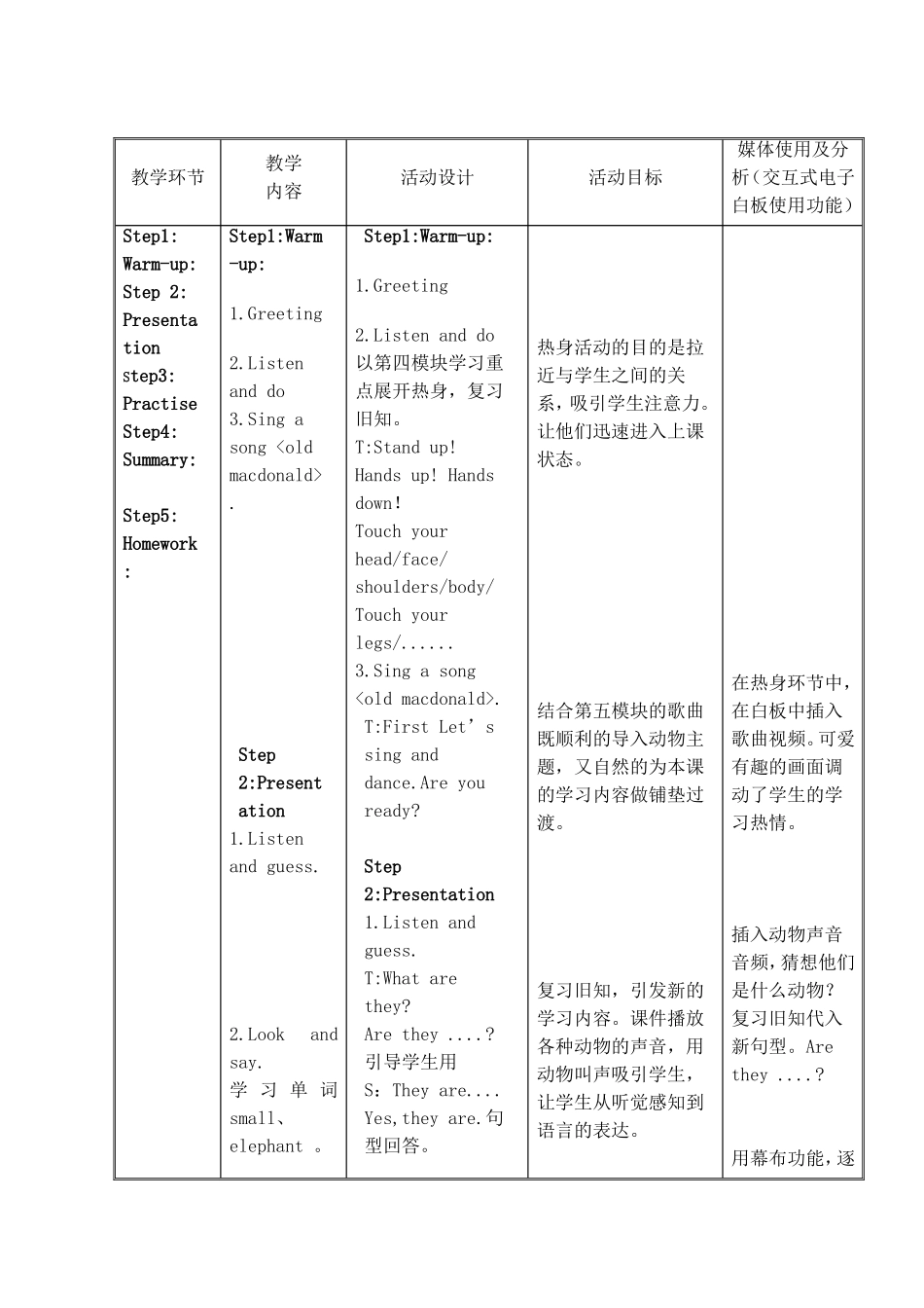 北星小学王娜These-snakes-are-short.-教学设计_第3页