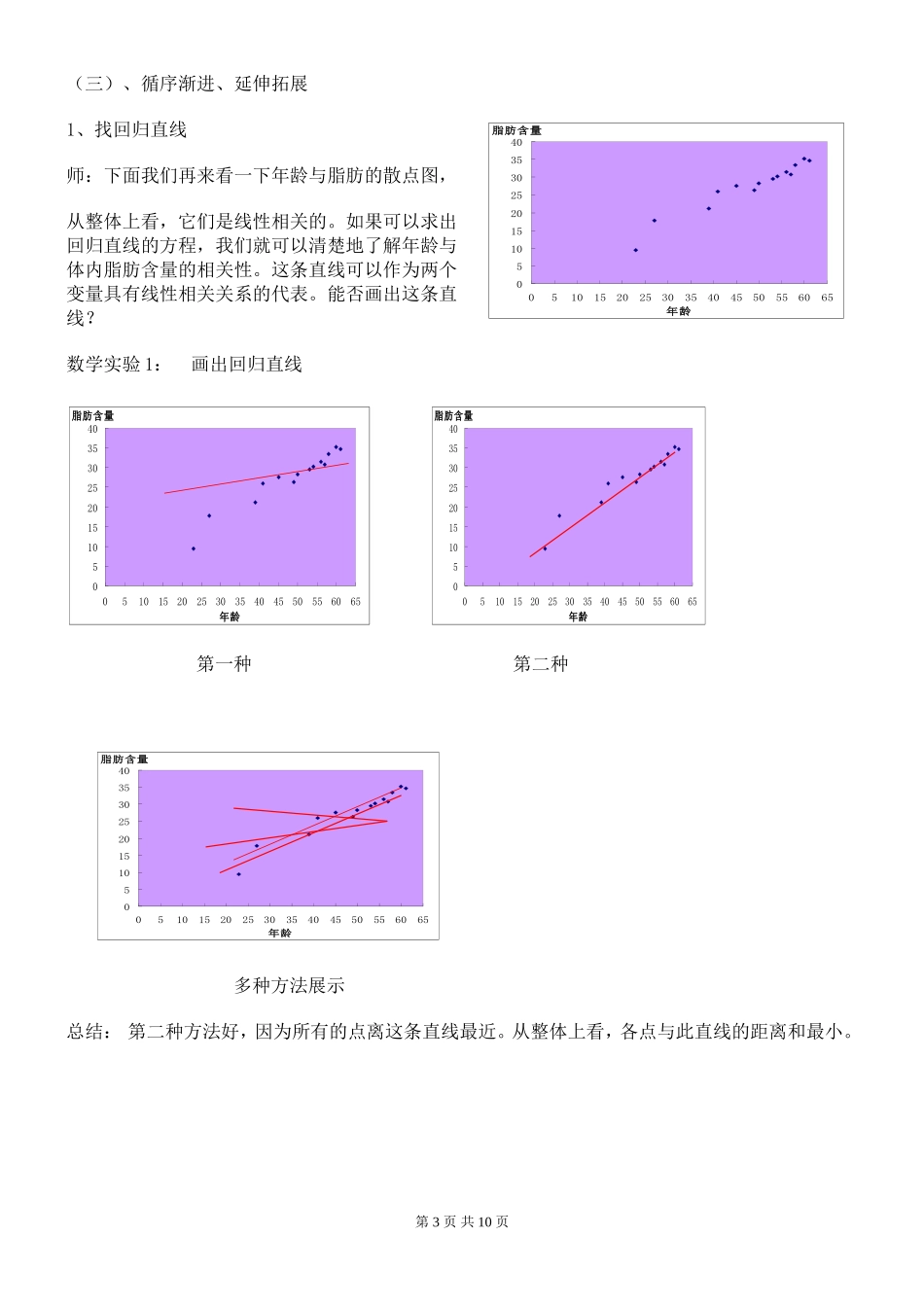变量间的相关关系教案_第3页