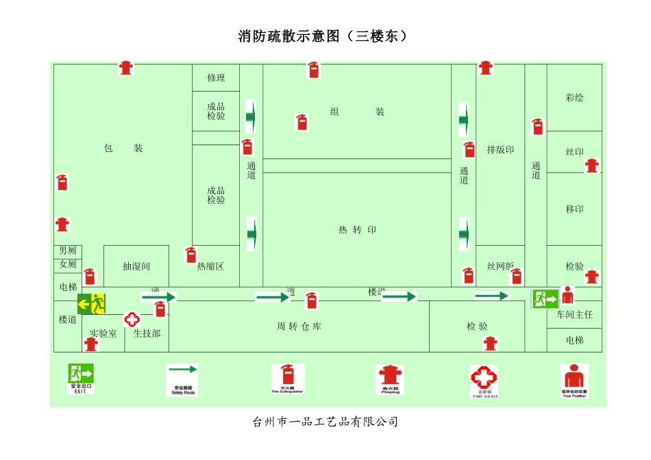厂区消防疏散示意图(同名13111)_第3页