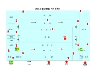 厂区消防疏散示意图(同名13111)