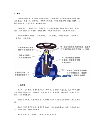 各种阀门种类和原理(同名13129)
