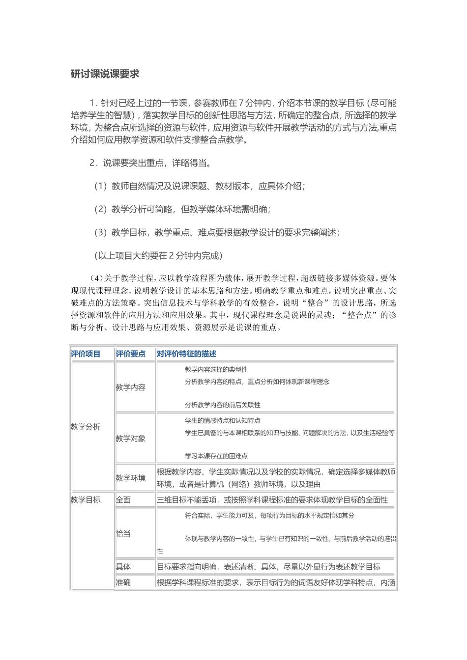 各种课型评分标准(优质课大赛)_第1页