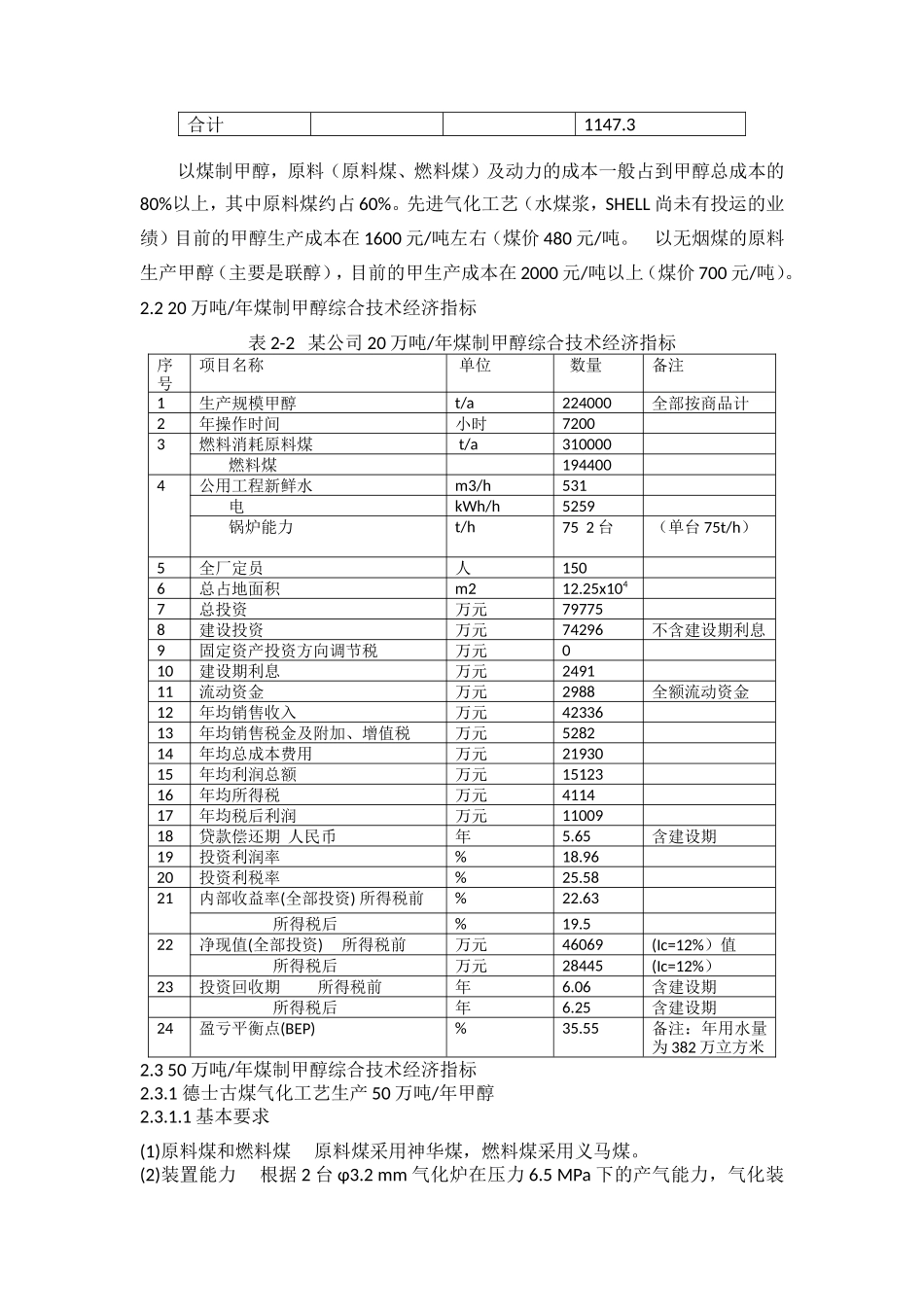 各种生产甲醇方法的计算_第2页