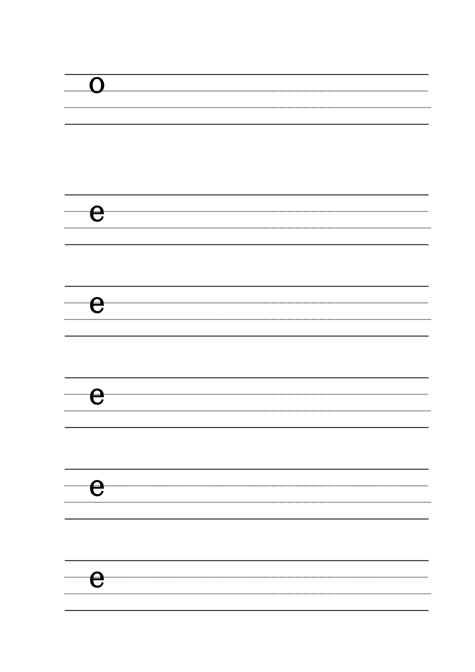 单韵母四线三格书写_第3页