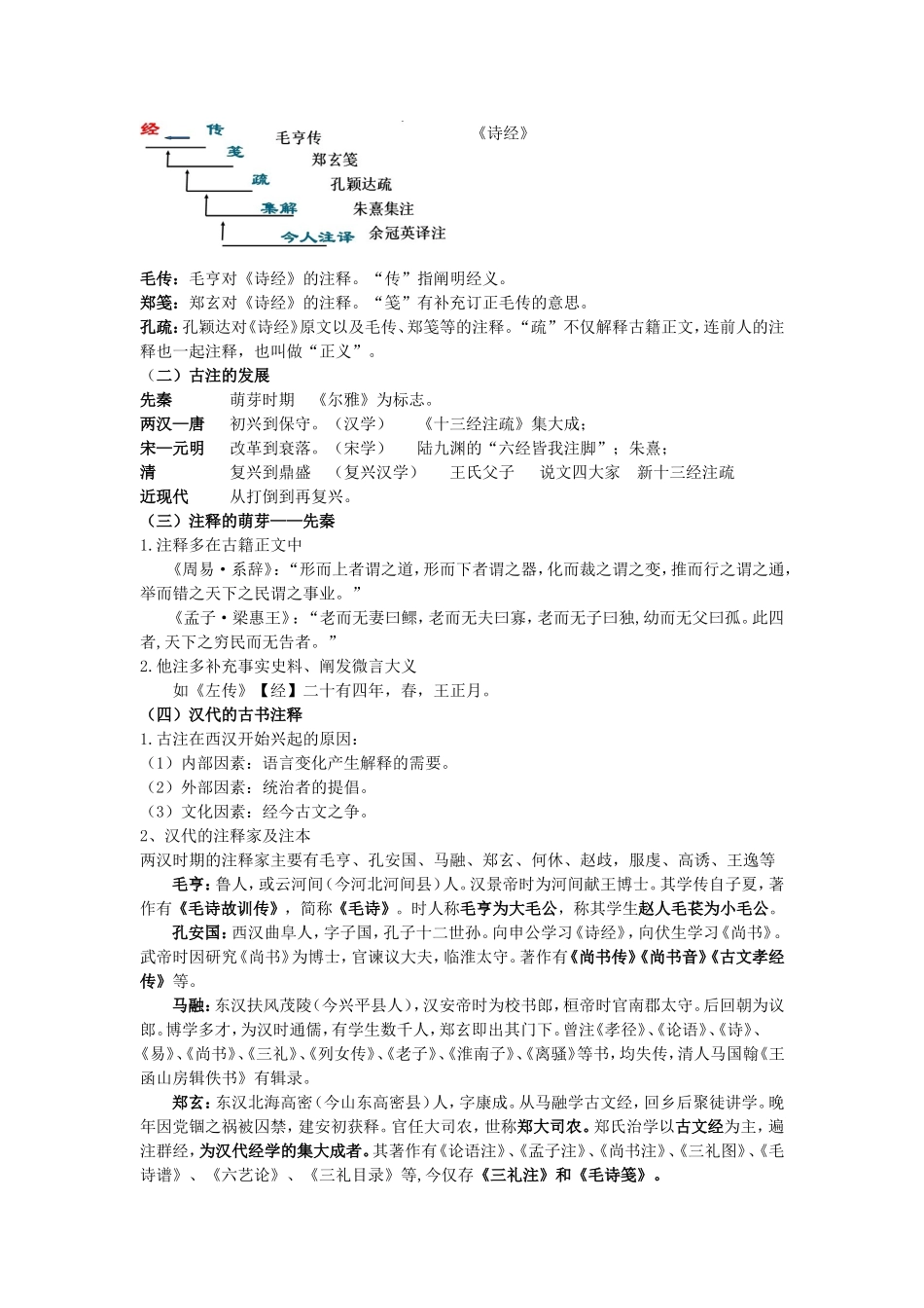 古书的注解(复习资料)_第3页